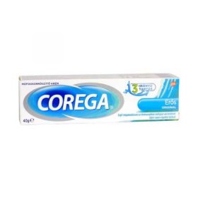 Corega erős mentolos műfogsorrögzítő krém 40g