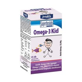 Jutavit Omega-3 Kid narancsízű lágykapszula gyerekeknek 45x