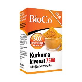 Bioco Kurkuma kivonat 7500 tömjénfa kivonattal kapszula 60x