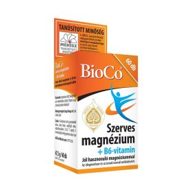 Bioco Szerves Magnézium +B6-vitamin tabletta 60x