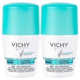 Vichy Izzadásgátló golyós dezodor foltmentes 48h Duopack 2x50ml