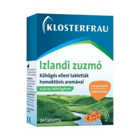 Klosterfrau Izlandi zuzmó köhögés elleni szopogató tabletta 24x