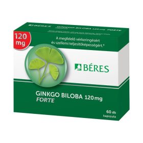 Béres Ginkgo Biloba 120mg Forte étrend-kiegészítő kapszula 60x
