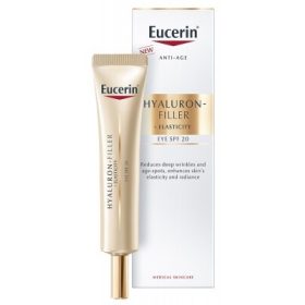 Eucerin Hyaluron-Filler + Elasticity bőrtömörséget regeneráló szemránckrém SPF20 15ml
