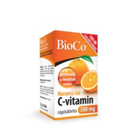 Bioco C-vitamin 500mg narancs ízű rágótabletta 100x