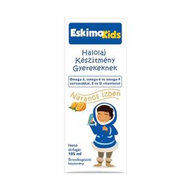 Eskimo Kids halolaj gyerekeknek narancs ízű 105ml