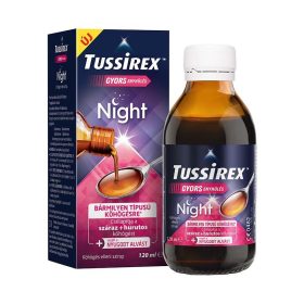 Tussirex Night szirup köhögésre 120ml
