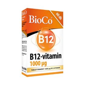 Bioco B12-vitamin 1000mcg étrend-kiegészítő tabletta 60x