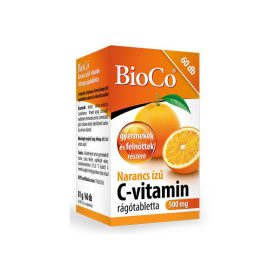 Bioco C-vitamin 500mg rágótabletta naracs ízű 60x