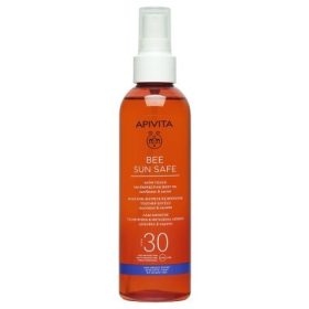 Apivita Bee Sun Safe Barnulást segítő napozó olaj spray SPF30 200ml