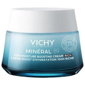 Vichy Mineral 89 hidratáló arckrém 100H gazdag állag illatmentes 50ml