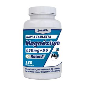 Jutavit Magnézium 250mg +B6 +D3-vitamin retard filmtabletta 120x